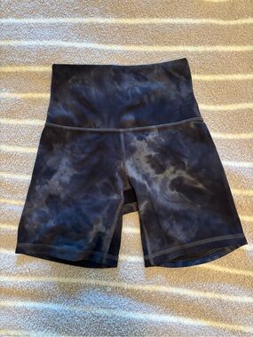 Lululemon Align High-Rise Short 6" Diamond Dye Pitch Grey Graphite Grey Size 2